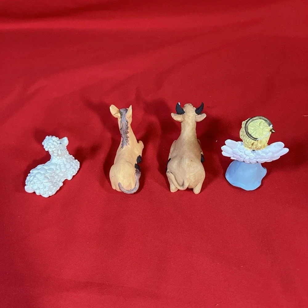 Vintage Frank's Nursery & Crafts Children's Nativity Set / 12 Pieces / Flaws